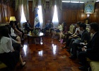 與總統Colom會談